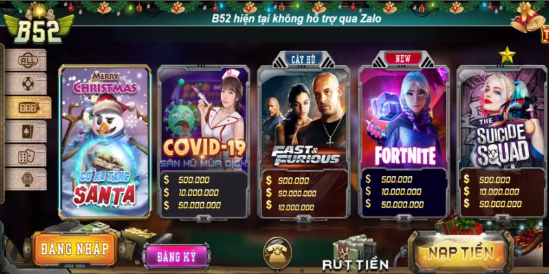 B52 Club địa chỉ nổ hũ uy tín chất lượng làm nên tên tuổi cổng game