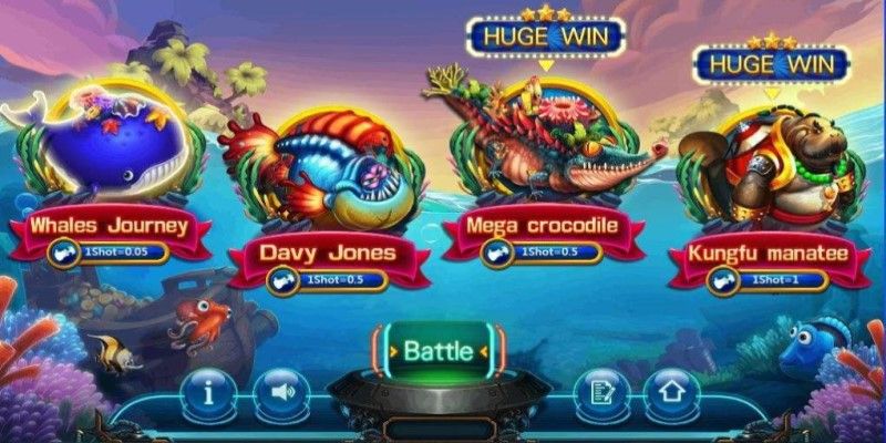 Đa dạng game bắn cá đổi thưởng có tỷ lệ thắng cao