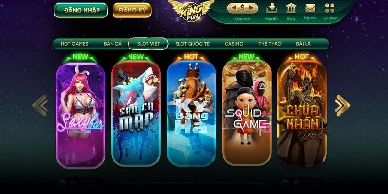 Kingfun cổng game nổ hũ đổi thưởng siêu VIP Pro