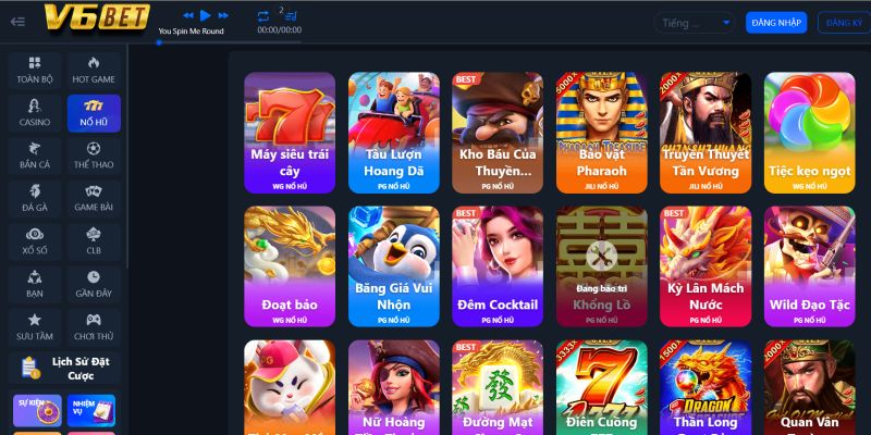 V6BET slot game đổi thưởng chất lượng hàng đầu Châu Á