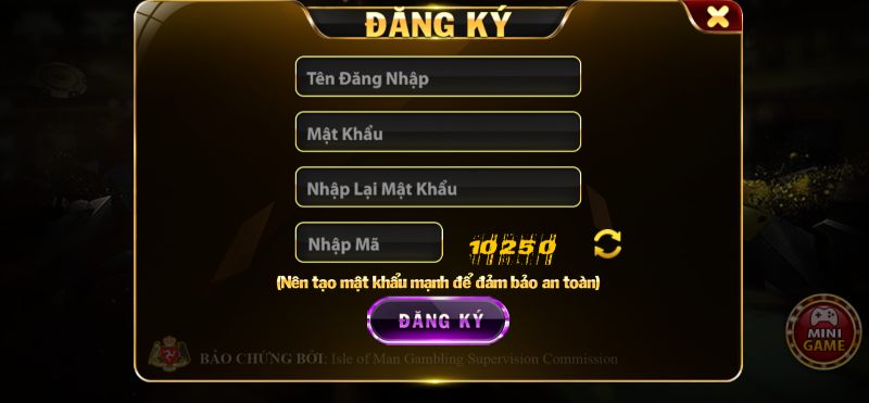 Hướng dẫn đăng ký 68 Game Bài cho newbie