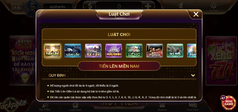 Nắm vững luật chơi của các tựa game bài