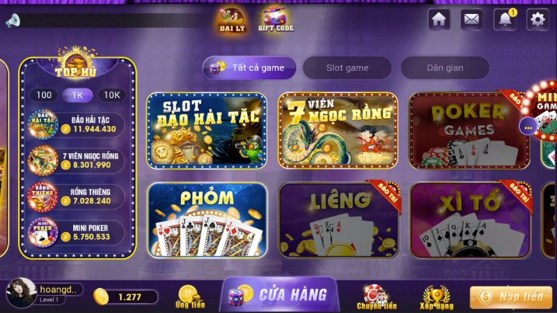 Game bài đổi thưởng