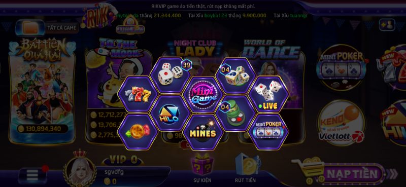 Mini game mới hấp dẫn