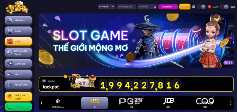 Sảnh Slots game 