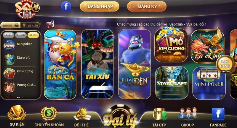 Sao Club game xanh chín chinh phục người chơi