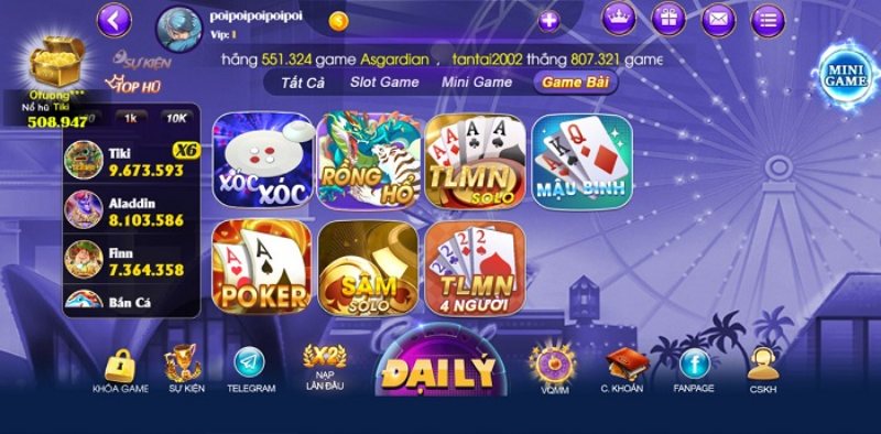 Game Bài đổi thưởng