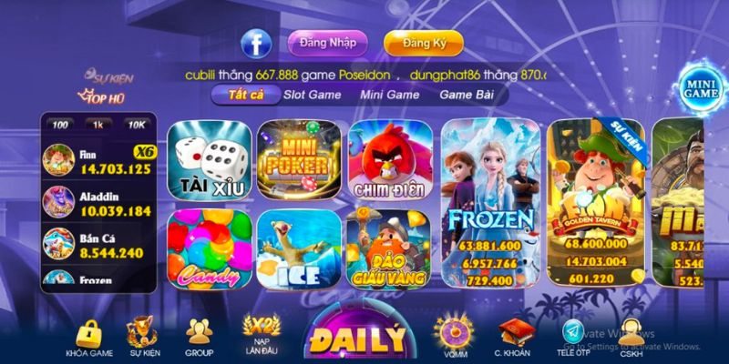 Thế giới SUMVIP game đầy màu sắc hấp dẫn 