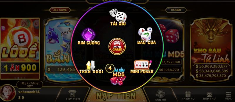 Game mini đổi thưởng