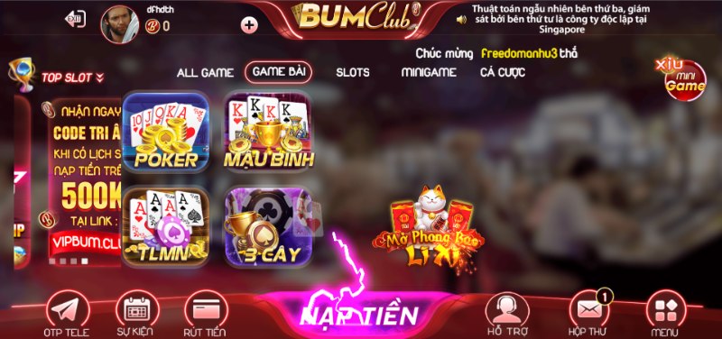 Game bài cực hot