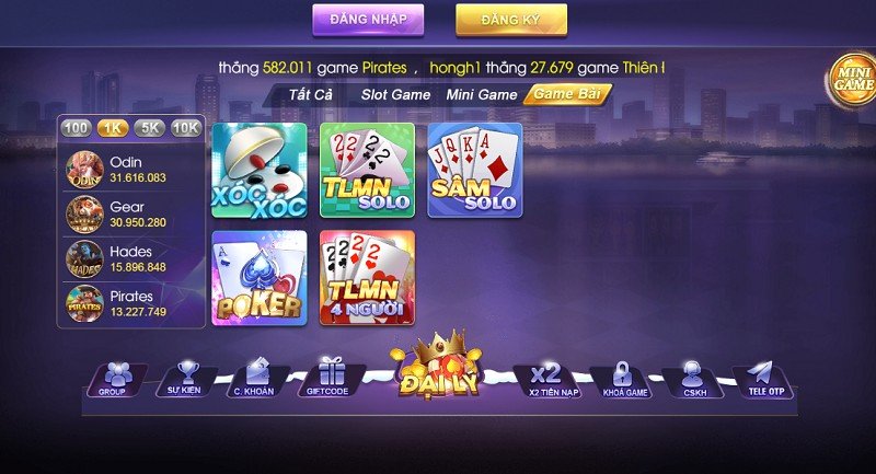 Game bài đổi thưởng