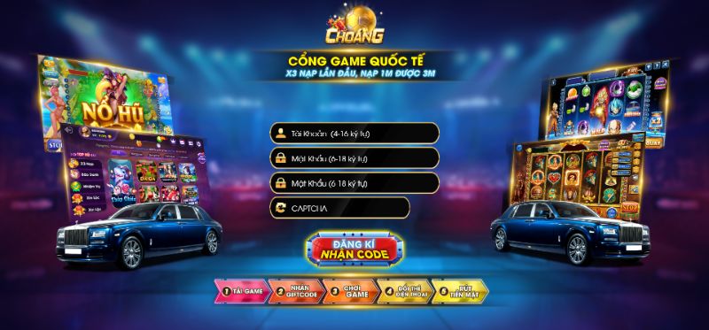 Hướng dẫn đăng ký Choáng Game nhanh chóng cho newbie