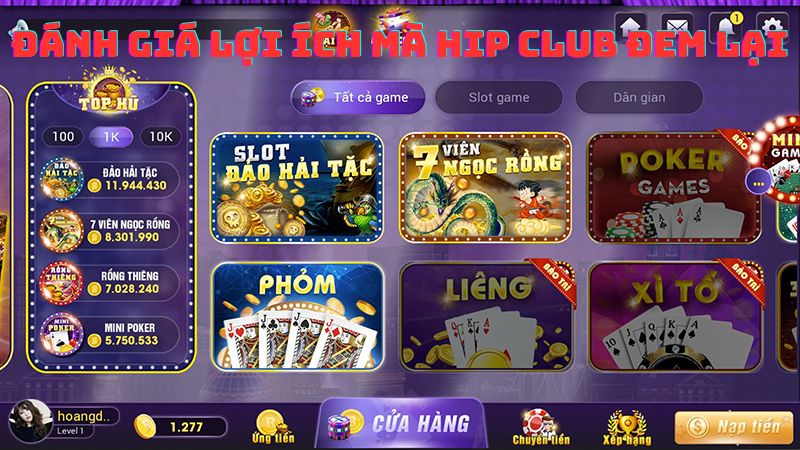 Đánh Giá Lợi Ích Mà Hip Club Đem Lại