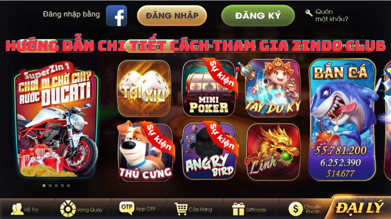 Hướng dẫn chi tiết cách tham gia Zindo Club