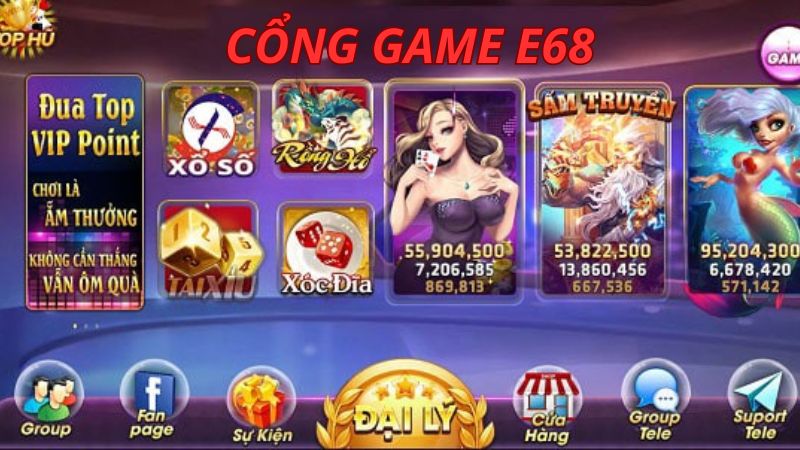 Hướng dẫn đăng ký tài khoản game bài đổi thưởng Việt Nam e68