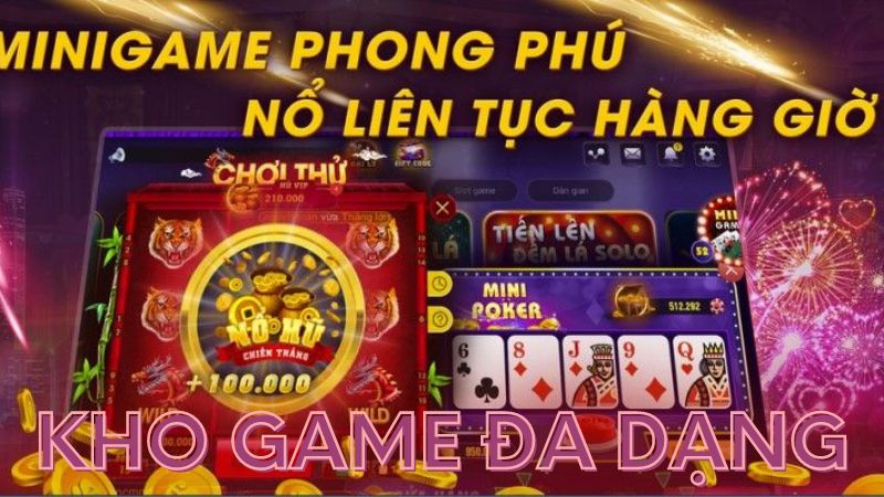 Kho game đa dạng, phong phú bắn cá tài lộc 