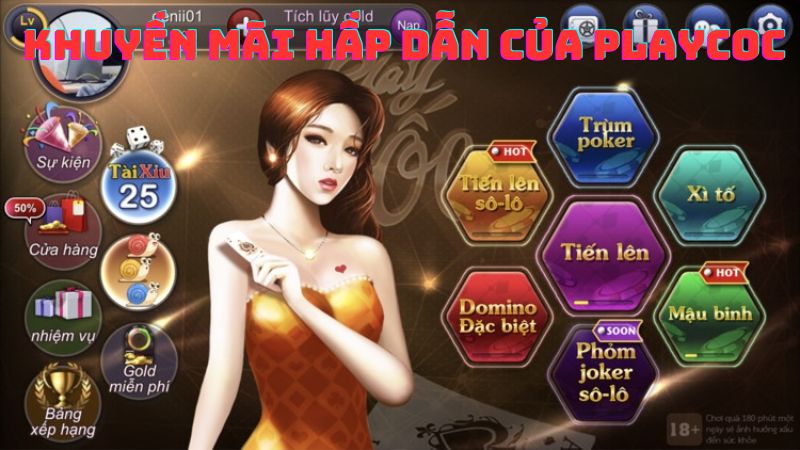 Tổng hợp những khuyến mãi hấp dẫn của Playcoc