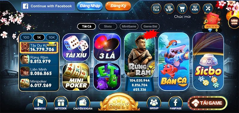 Tổng hợp sảnh game TRUM79