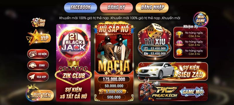 Ưu điểm làm nên thành công cho cổng game Zik Club